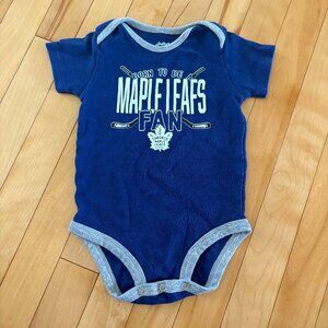 Toronto Maple Leafs Baby Shirt Blue Size 18 months NHL Hockey